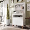 Ver imagem 2 de Aparador Buffet para Cozinha Flow 2 Portas- Branco