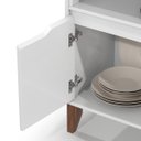Ver imagem 5 de Aparador Buffet para Cozinha Flow 2 Portas- Branco