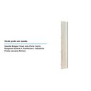 Ver imagem 2 de Porta para Roupeiro Closet Canto Diagonal Individual 40cm Puxador Perfil Inox Luciane Móveis