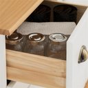 Ver imagem 5 de Balcão Aparador Buffet 3 Portas 3 Gavetas Madeira Branco Freijó Colmar Idimex