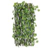 1 Treliça com Folhagem Artificial e Muro Inglês para Decoração Cor:Verde - 5