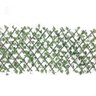 1 Treliça com Folhagem Artificial e Muro Inglês para Decoração Cor:Verde - 1