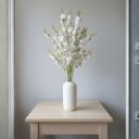 Ver imagem 4 de Kit 4 Galhos de Orquídeas Chuva de Ouro Artificial para Decoração Cor:branco