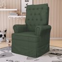Ver imagem 2 de Kit 02 Poltronas de Amamentação e Descanso Com Balanço Laís G05 Linho Verde - Mpozenato