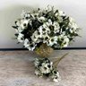 Flores Artificiais Kit com 7 Buques de Mini Margaridas Para Arranjos de Mesa - Atacado - 5