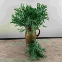 Ver imagem 4 de Kit 18 buques planta artificial de chifre de veado jardim artificial Cor:Verde