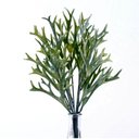 Ver imagem 5 de Kit 12 Buques Chifres de Veado Artificial Painel Verde Decorativo Cor:verde