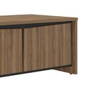 Ver imagem 6 de Mesa para Escritório em L 180x190cm Tamburato Corp A06 Nogal/preto - Mpozenato