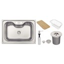 Ver imagem 1 de Cuba Tramontina Morgana 60 Fx Inox 69x49cm - Acetinado