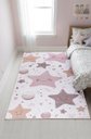 Ver imagem 1 de Tapete Quarto Infantil 1,00x1,50 Antider Domani Estrelinha