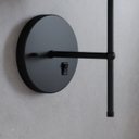 Ver imagem 6 de Kit 2 Arandelas de Parede Clássica com Interruptor e Cúpula Preto Ref 19 Decoração Casa Sala Quarto