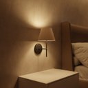 Ver imagem 5 de Kit 2 Arandelas de Parede Clássica com Interruptor e Cúpula Preto Ref 19 Decoração Casa Sala Quarto