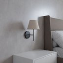 Ver imagem 4 de Kit 2 Arandelas de Parede Clássica com Interruptor e Cúpula Preto Ref 19 Decoração Casa Sala Quarto