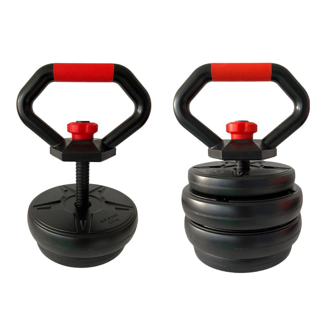 Kit Halteres Musculação Kettlebell 6 em 1 Peso 30kg Odin Fit - 5