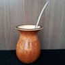 Cuia Para Chimarrão Mate De Porongo Natural Artesanal Lisa - 2