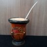 Cuia De Porongo Decorada Para Chimarrão Mate Artesanal Gaita - 5