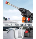 Ver imagem 2 de Lavadora Lava Jato Portátil Alta Pressão Recarregável sem Fio