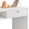 Escrivaninha Luna com 1 Gaveta Branco - Móveis Leão - 4
