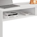 Ver imagem 3 de Escrivaninha Luna com 1 Gaveta Branco - Móveis Leão