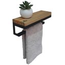 Ver imagem 7 de Toalheiro com Prateleira Strassis Design Sd-4006 25 Preto