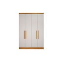 Ver imagem 1 de Modulado de Quarto Guarda Roupa C- 4 Portas e 3 Gavetas Freijo Cumaru C- Fendi