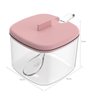Conjunto Porta Frios Manteigueira Porta Queijo Minas E Açucareiro Rosa Quartzo - 3