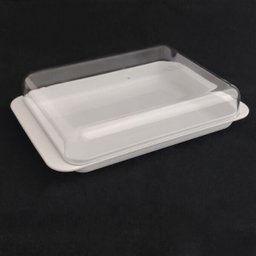 Porta Frios Com Tampa Queijeira Pote Para Queijo Presunto Cozinha Branco - 5