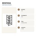 Ver imagem 5 de Fruteira de Chão Cozinha Aço Montana para Madeira Preto Fosco
