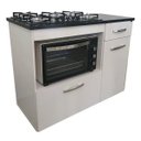 Ver imagem 1 de Kit Balcão com Forno 48 Litros 110V e Fogão 5 Bocas