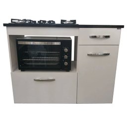 Kit Balcão com Forno 48 Litros 110V e Fogão 5 Bocas - 2
