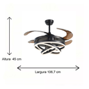 Ver imagem 7 de Ventilador de Teto Retrátil Luxuoso Cge-001b