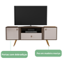 Rackpara Tv 2 Portas 1 Gavata Sublime Jcm Cafe com Off/white - 4