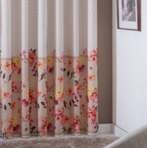 Cortina Para Sala Estampada 3,00x2,40m Janela Porta Praga Sultan - 3