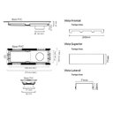 Ver imagem 3 de Ralo Linear Elleve Tiny 25cm Acabamento Inox Escovado - 2924rl