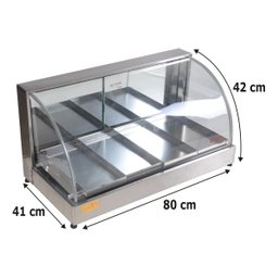 Estufa Quente Para Salgados Elétrica 4 Bandejas Grandes Linha Diamante - Edanca - 110v - 2