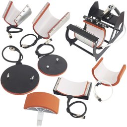 Prensa Térmica Sublimação 8x1 Caneca Camiseta Boné Chinelo Prato Copo 127V Importway Iwpts- - 4