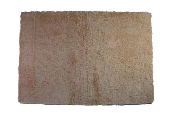 Tapete para Sala 2,00 x 2,40M Felpudo Pelo Alto 4cm Bege Claro - 5