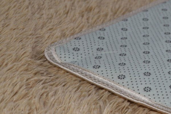 Tapete para Sala 2,00 x 2,40M Felpudo Pelo Alto 4cm Bege Claro - 3