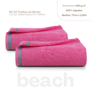 Ver imagem 3 de Jogo de 02 Toalhas de Banho Beach Rosa