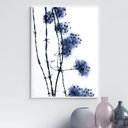 Ver imagem 1 de Quadro Fotografia Flores do Campo Azul 33x24cm - com Vidro:moldura Branca