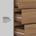 Ver imagem 6 de Guarda Roupa Casal 6 Portas e 6 Gavetas Atrice - Amêndola Touch