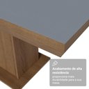 Ver imagem 5 de Mesa de Jantar Retangular Tampo com Moldura Rustic/Cinza 5275 Madesa