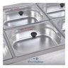 Buffet Balcão Self Service Banho Maria 10 Cubas Quentes 110v Tampa de Vidro - Edanca - 3