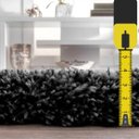 Ver imagem 3 de Tapete Muito Peludo Aconchego 2,00Mx2,50M Preto Casa Dona