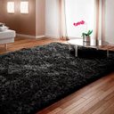 Ver imagem 1 de Tapete Muito Peludo Aconchego 2,00Mx2,50M Preto Casa Dona