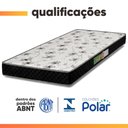 Ver imagem 5 de Colchão Solteiro Polar Espuma 0,88x1,88 D20 Polar Branco / Preto