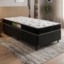 Ver imagem 2 de Colchão Solteiro Polar Espuma 0,88x1,88 D20 Polar Branco / Preto