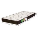 Ver imagem 2 de Colchão Solteiro POLAR Espuma 0,88x1,88 D20 Polar Branco / Preto