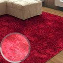 Ver imagem 4 de Tapete Sala/Quarto Felpudo Atrativo 2,00Mx3,00M Vermelho Casa Dona