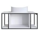 Ver imagem 4 de Gabinete Suspenso para Banheiro 80cm P1019 Branco com Cuba Berl Brancain